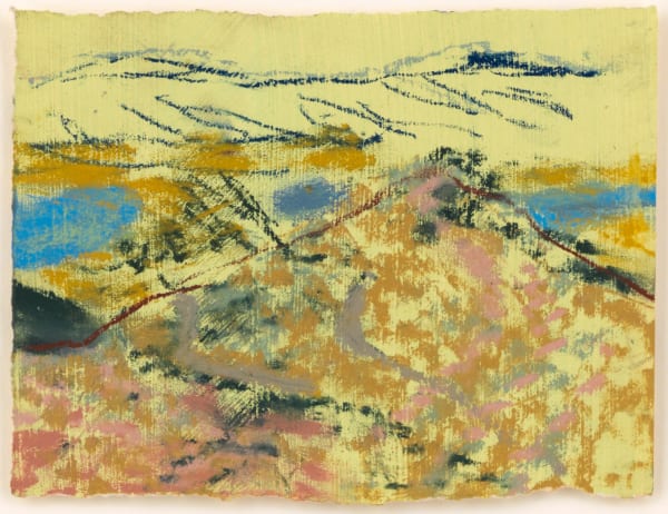 Sammi Lynch Hillside, 2024 pastel on paper 11 x 15 cm