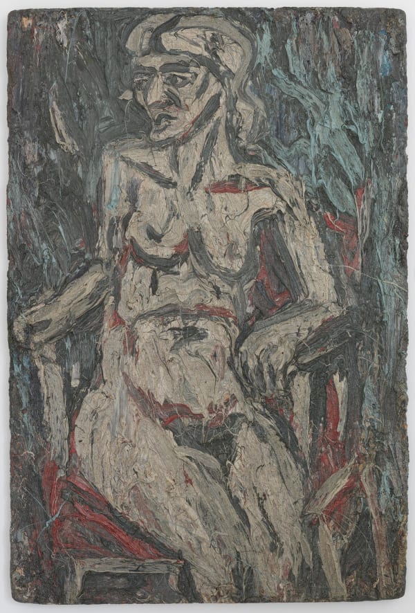 Leon Kossoff Fidelma No.2, 1981 oil on board 138.4 x 92.7 cm