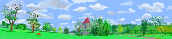 David Hockney, 30th May 2021, From the Studio, 2021