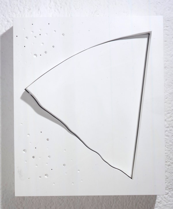 Yoshishige Saito, The Oblique 4 (White), 1998