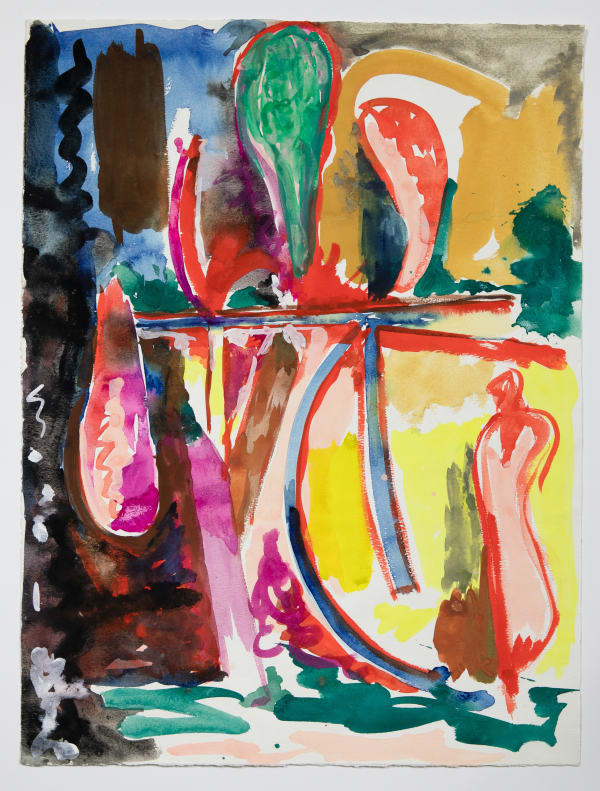 Anthony Caro Caro and Music I, 1977 watercolour on paper 68.5 x 52 cm