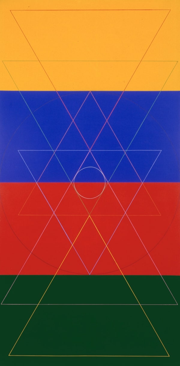 Peter Kalkhof, Linear Interpenetrating Triangles, 2005/2006