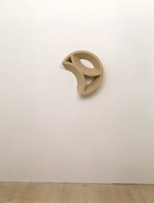 Nigel Hall Inlet, 2004 polished wood 55.5 x 52.5 x 11.2 cm