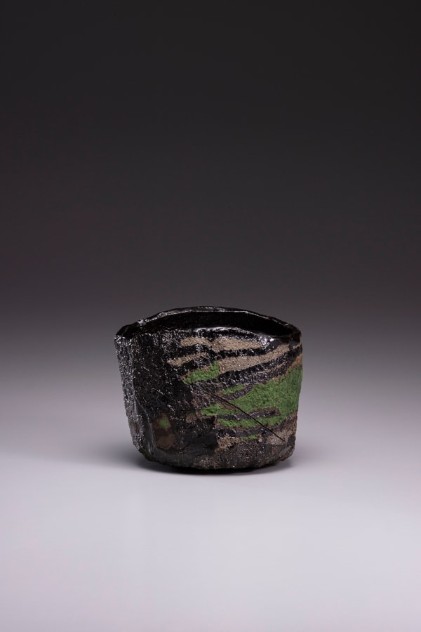 Raku Kichizaemon XV Jikinyū, Shi (things that are innately fierce become ever fiercer), 2023