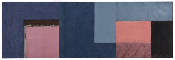 Alan Green Pink Rectangles to Grey, 1994 oil on canvas, 3 parts 70 x 210 cm 27.6 x 82.7 in