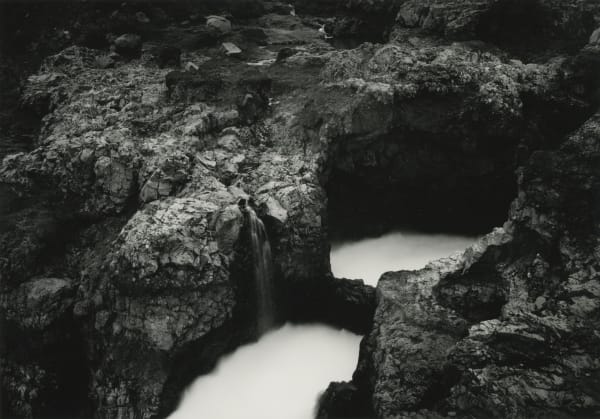 Thomas Joshua Cooper, Late Summer evening- cold moonlight and thin ice, Barnafoss/ Children’s Falls River Hvítá, Sudurland, Iceland , 1987/2022