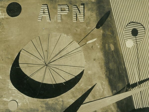 Composition: Katsuhiro Yamaguchi Photography: Kiyoji Otsuji Photography for APN, 1953 vintage gelatin silver print 14.5 x 18.8 cm5.7 x 7.4 in