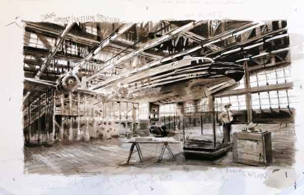 David Claerbout, Aircraft FAL (Chaos Amidst/Within Structure), 2021