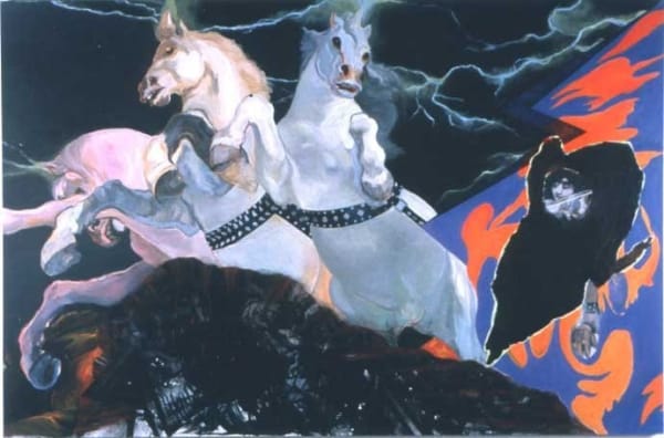 Rita Ackermann, Hey People...Who is Fighting What For..., 2000