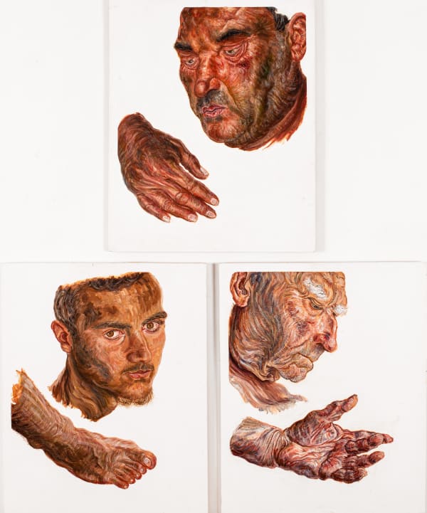 Portraits, Tre Eta di Uomini (pescatori), 2021