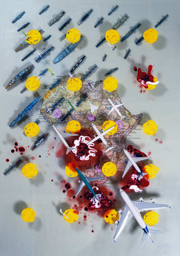 Installations Series 2, Scrambling from Africa, 2014