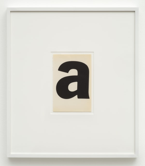 Matthew Higgs, A (Andy Warhol), 2015