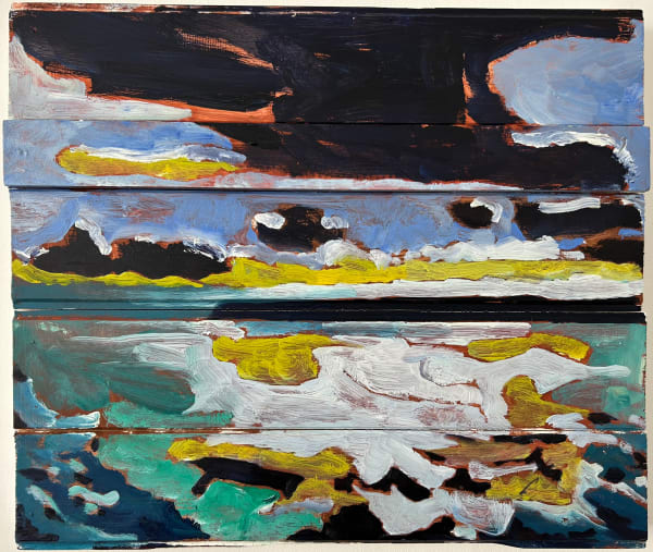 Bob & Roberta Smith, Ramsgate to Calais - Deep Purple Cloud 10 Nov 2022, 2022