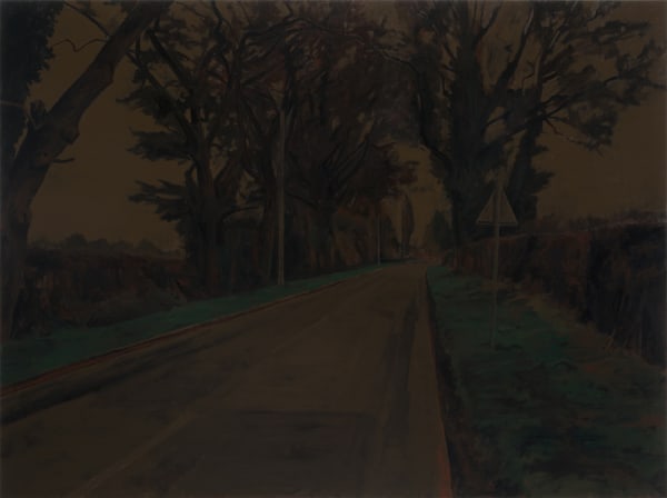 George Shaw, Study for The Painter on the Road V, 2015