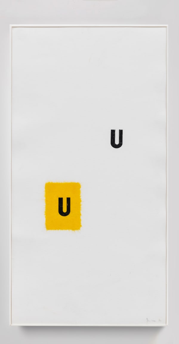 Mira Schendel, Sem título, da série Toquinhos [Untitled, from the Little Stubs series], 1972