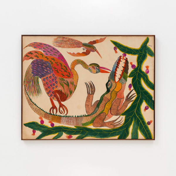 Chico da Silva (Francisco Domingos da Silva), Pássaro e dragão [Bird and dragon], Final da década de 50 [Late 50's]