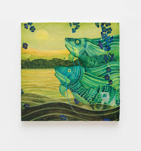 Bruno Novelli, Peixes e sol [Fishes and Sun], 2024