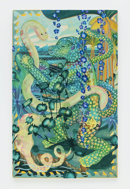 Bruno Novelli, Tocaia na floresta azul, 2024