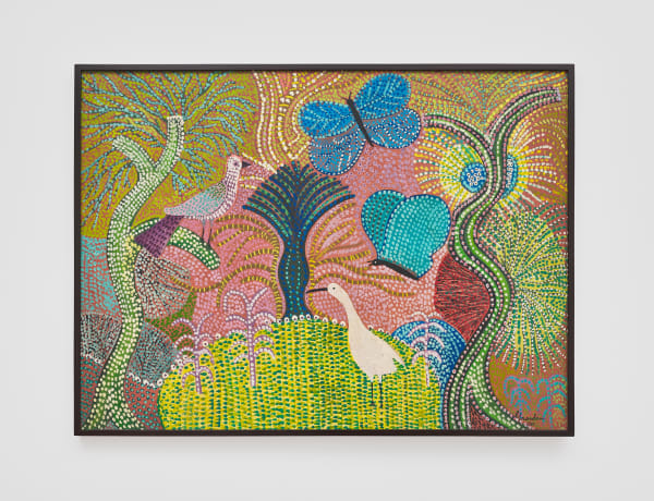 Grauben do Monte Lima, Paisagem com borboletas e pássaros, 1964