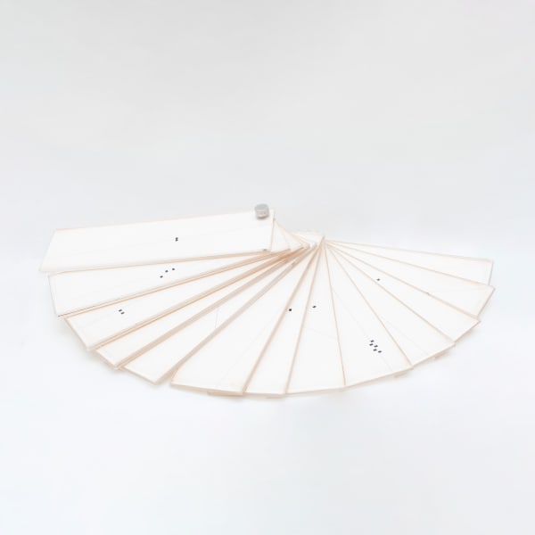 Mira Schendel - Caderno com 13 páginas