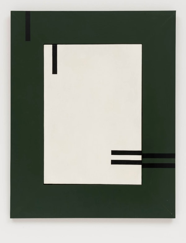 Lygia Clark, Quebra da moldura (P&B), versão 01 [Breaking the frame (P&B), version 1], 1954