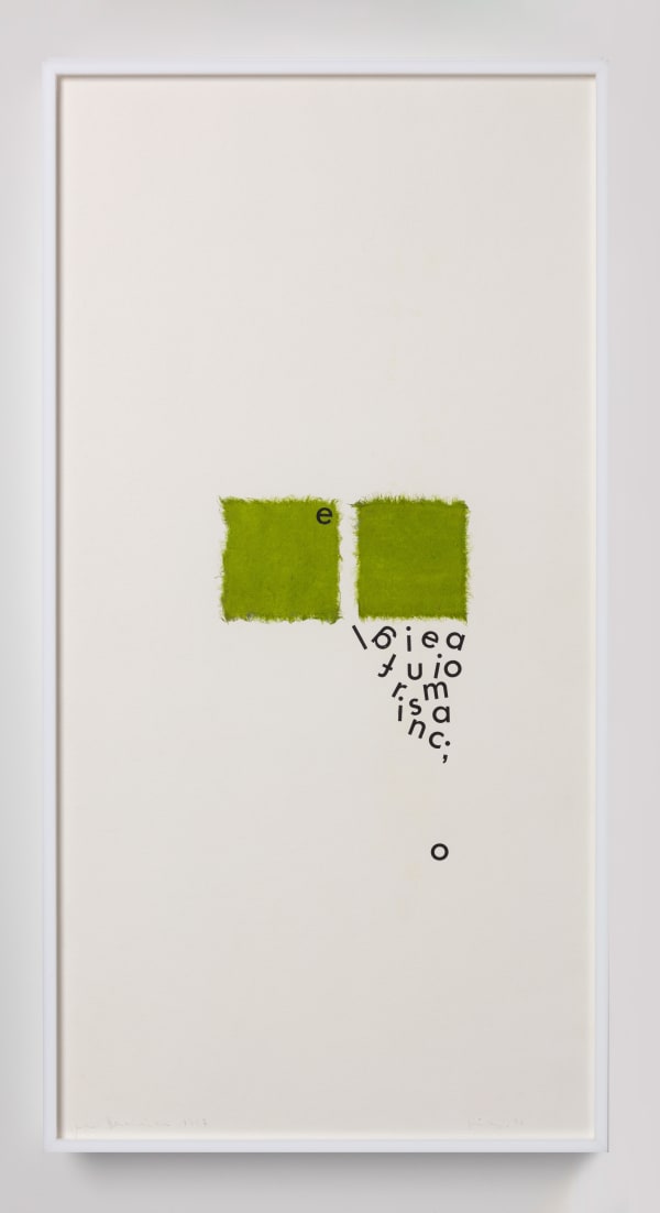 Mira Schendel, Sem título, da série Toquinhos [Untitled, from the Little Stubs series], 1972