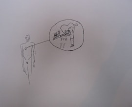 John Lurie Self-Portrait With Pain, 2002