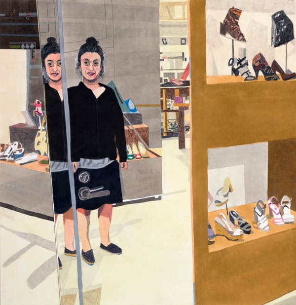 Jonas Wood Shio in Mirror, 2011