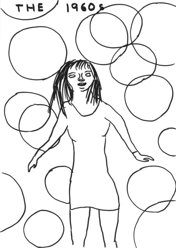 David Shrigley Untitled (The 1960s), 2019