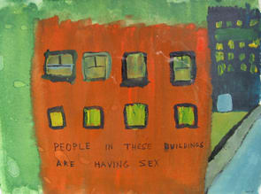 John Lurie People in these buildings, 2004