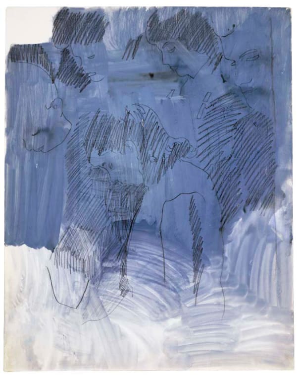 Andy Warhol People with Heads Bowed, 1958-61