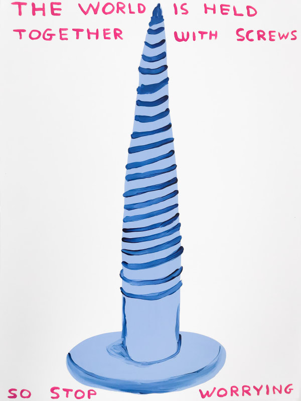 David Shrigley Untitled (The World Is Held Together), 2019