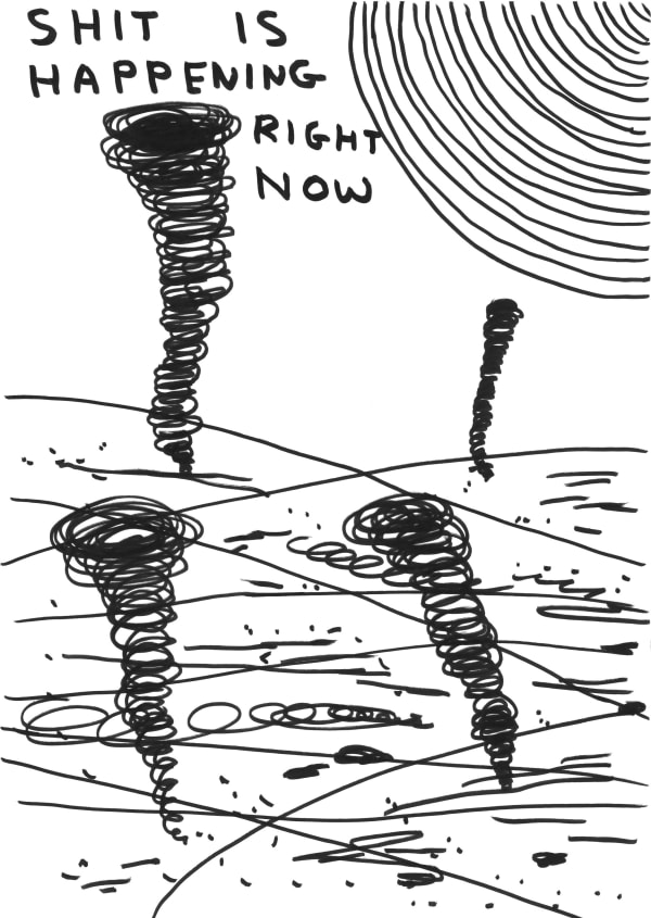 David Shrigley Untitled (Shit Is Happening), 2019
