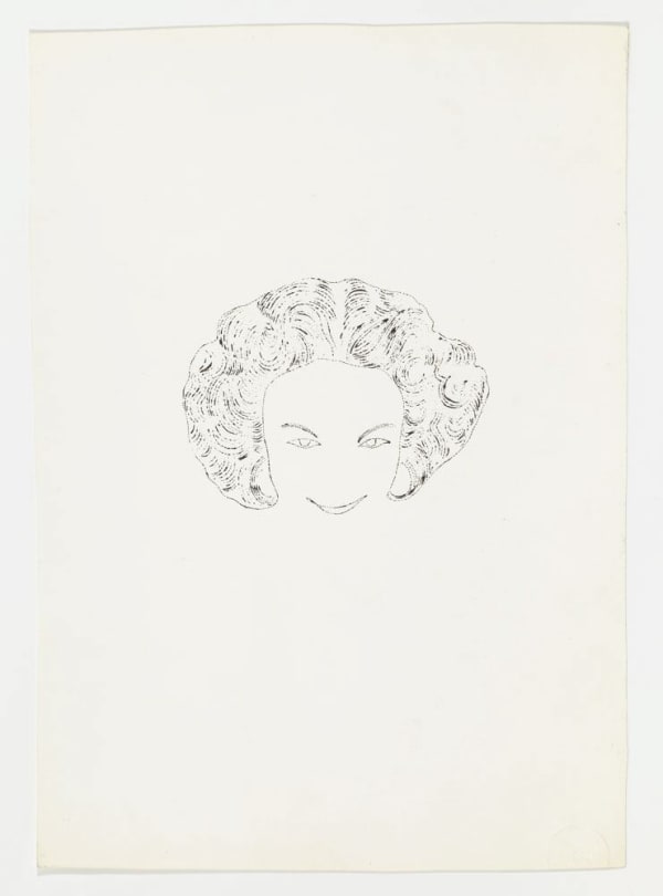 Andy Warhol Female Head, ca. 1953