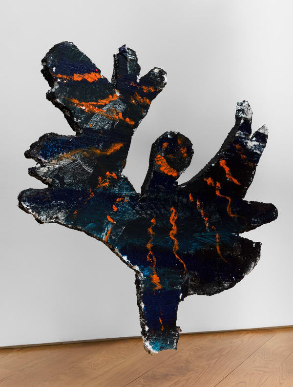 Lloyd Foster Purple Angel, Black Lines, 2022