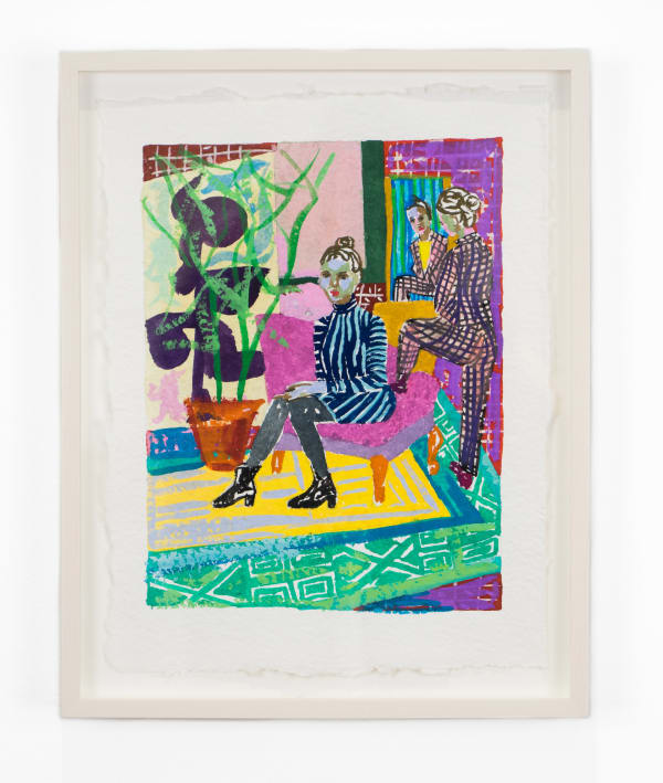 Aliza Nisenbaum Study for Patricia and I Boogie on Broadway #1, 2019