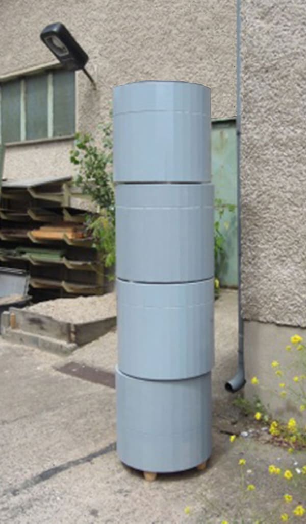 Manfred Pernice, c.grau-säule, 2014