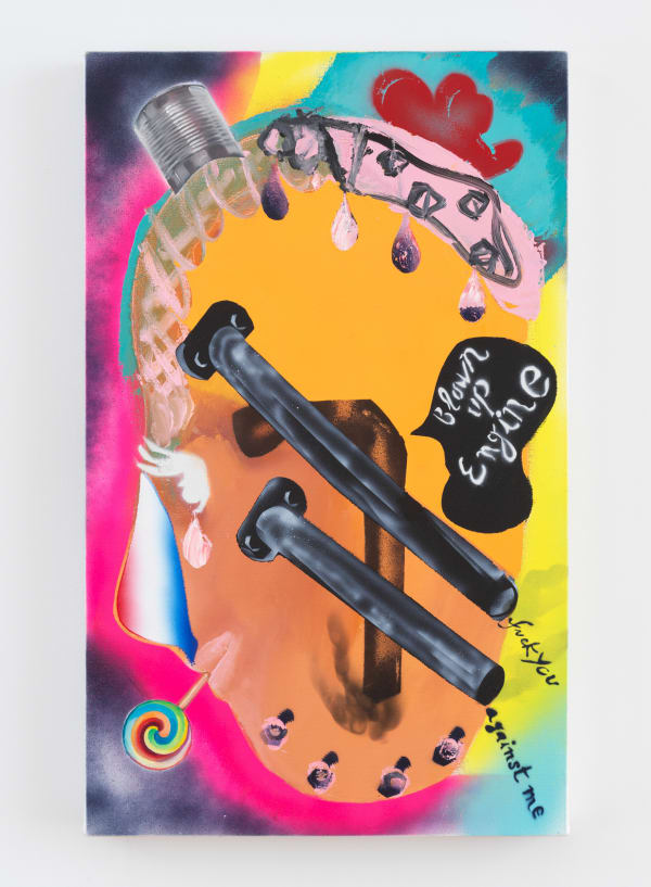 Alessandro Pessoli, Blown up Engine, 2017