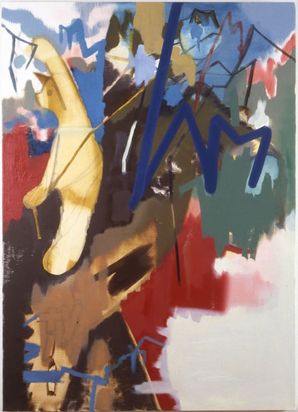 Ellen Berkenblit Horror Film Cat on Horse, 2000