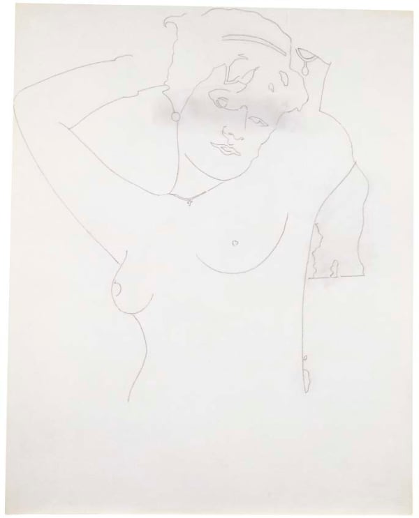 Andy Warhol Female Nude, 1961