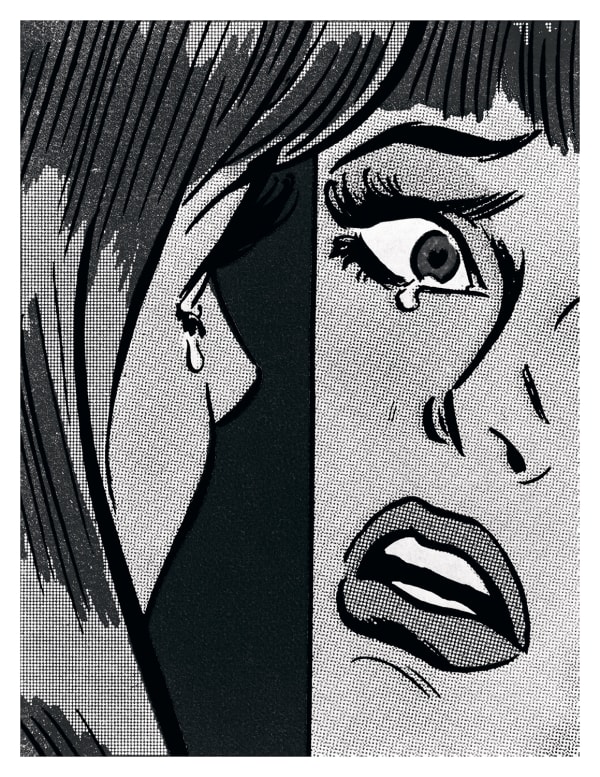 Anne Collier Mirror (Black & White), 2021