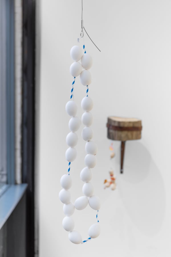 Erik van Lieshout Farm Arts object #8 (egg necklace), 2024