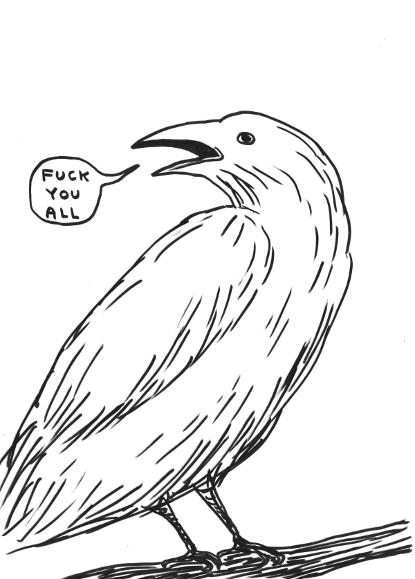 David Shrigley Untitled (Fuck You All), 2019