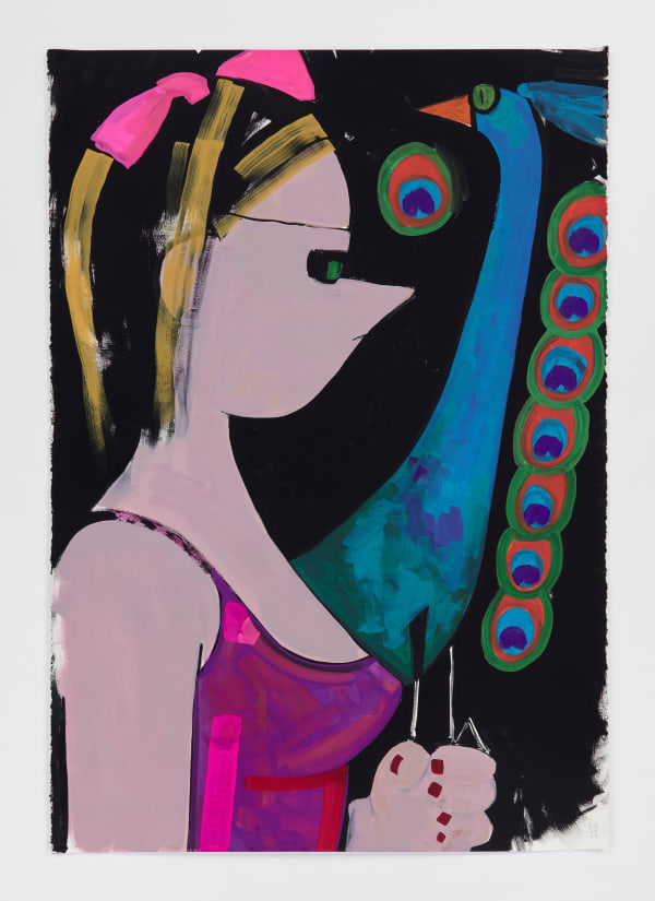 Ellen Berkenblit Feather Machine, 2023