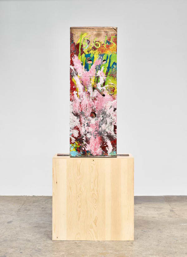 Mark Grotjahn Untitled (Expressed Dated Exposed, Cosco Mask M40.b), 2015