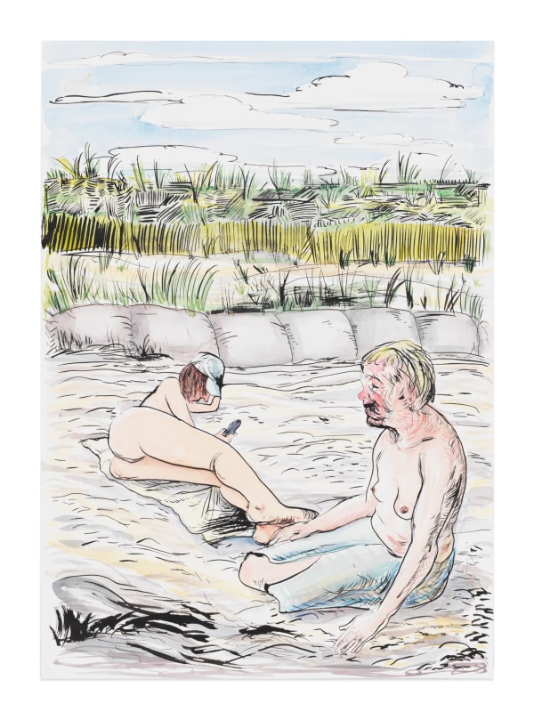 Nicole Eisenman, K8 and Tiff, 2017