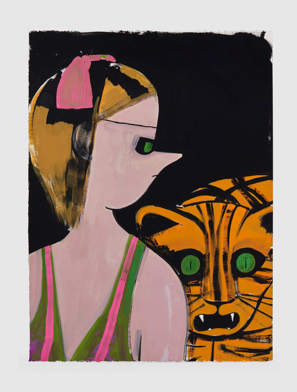 Ellen Berkenblit Walking on Finch Road, 2023