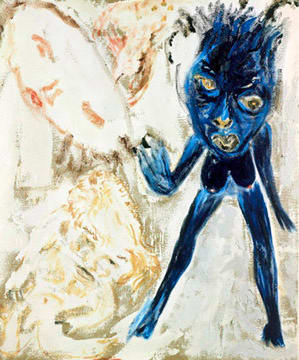 Don Van Vliet Crepe and Black Lamps, 1986