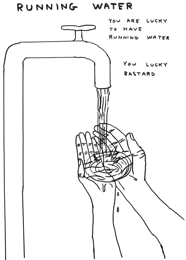 David Shrigley Untitled (Running Water), 2020
