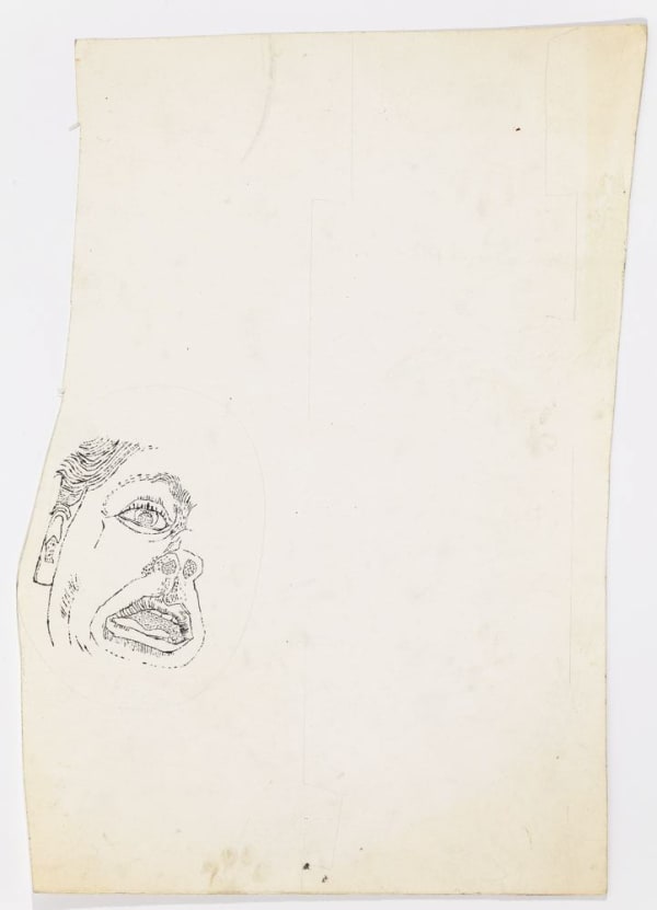 Andy Warhol Male Head, ca. 1952
